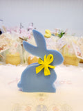 Easter Soy Candle Bunny with bow