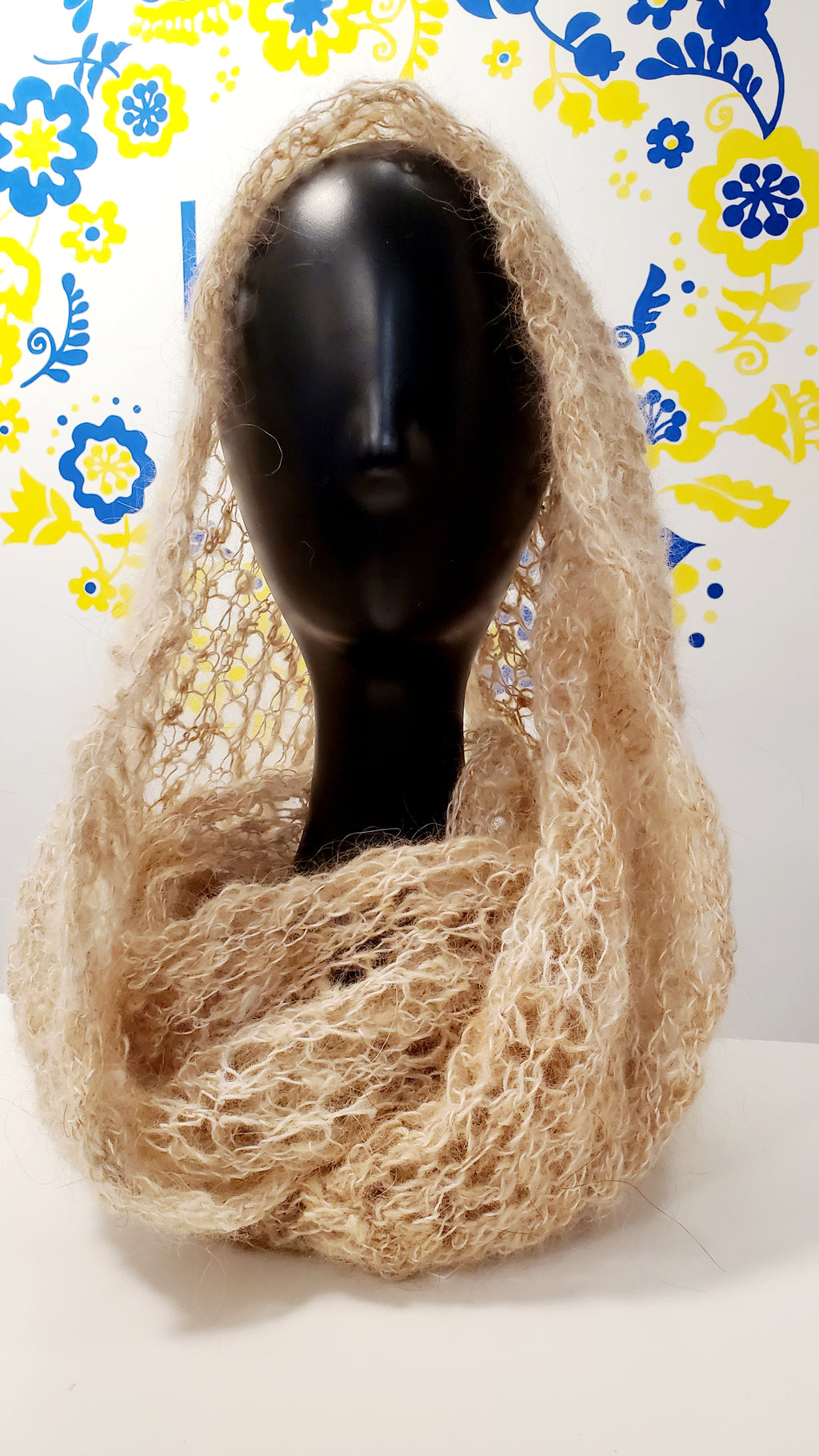 Goat wool snood