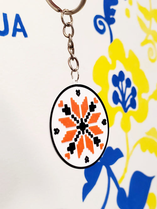 3D Printed Keychain UA Map/Ornament