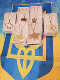 Coat of arms Trident on a chain T2