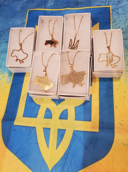 Coat of arms Trident on a chain T2