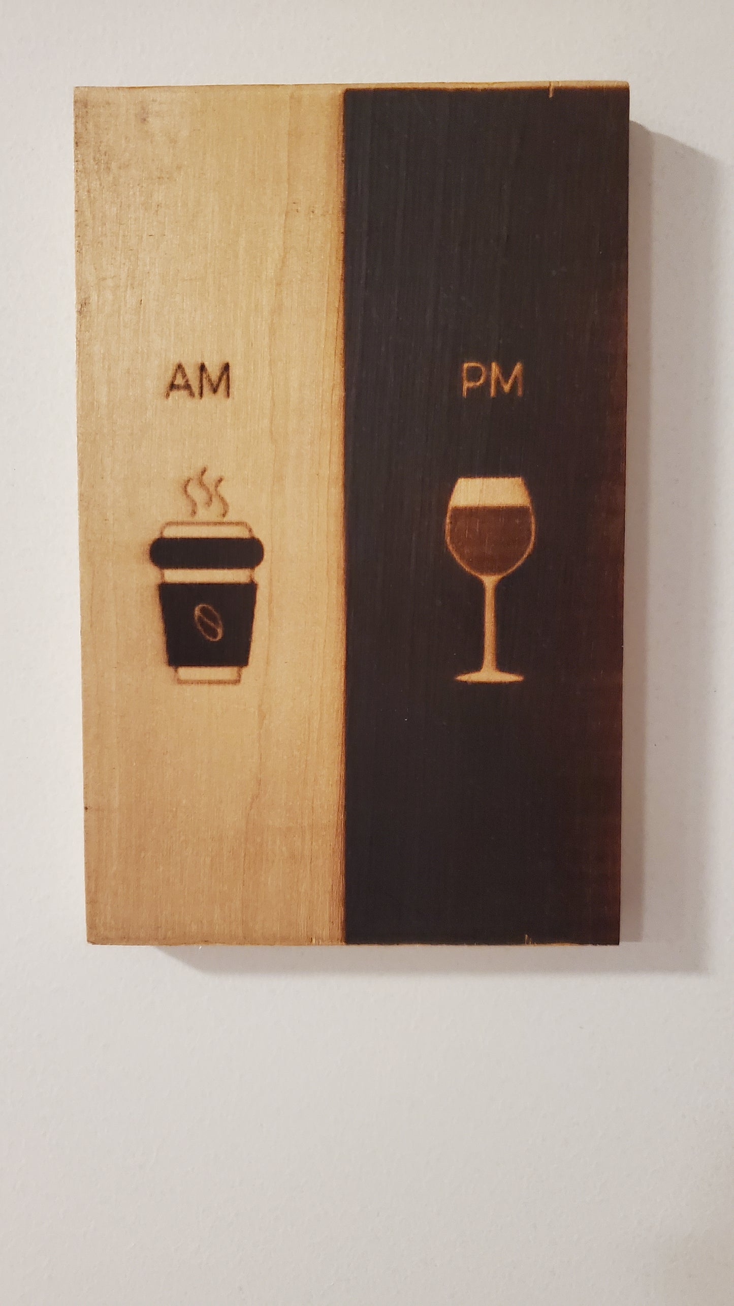 Picture the Art of burn Magnet 14*9.5 cm