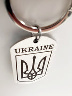 Keychain Ukraine Tryzub
