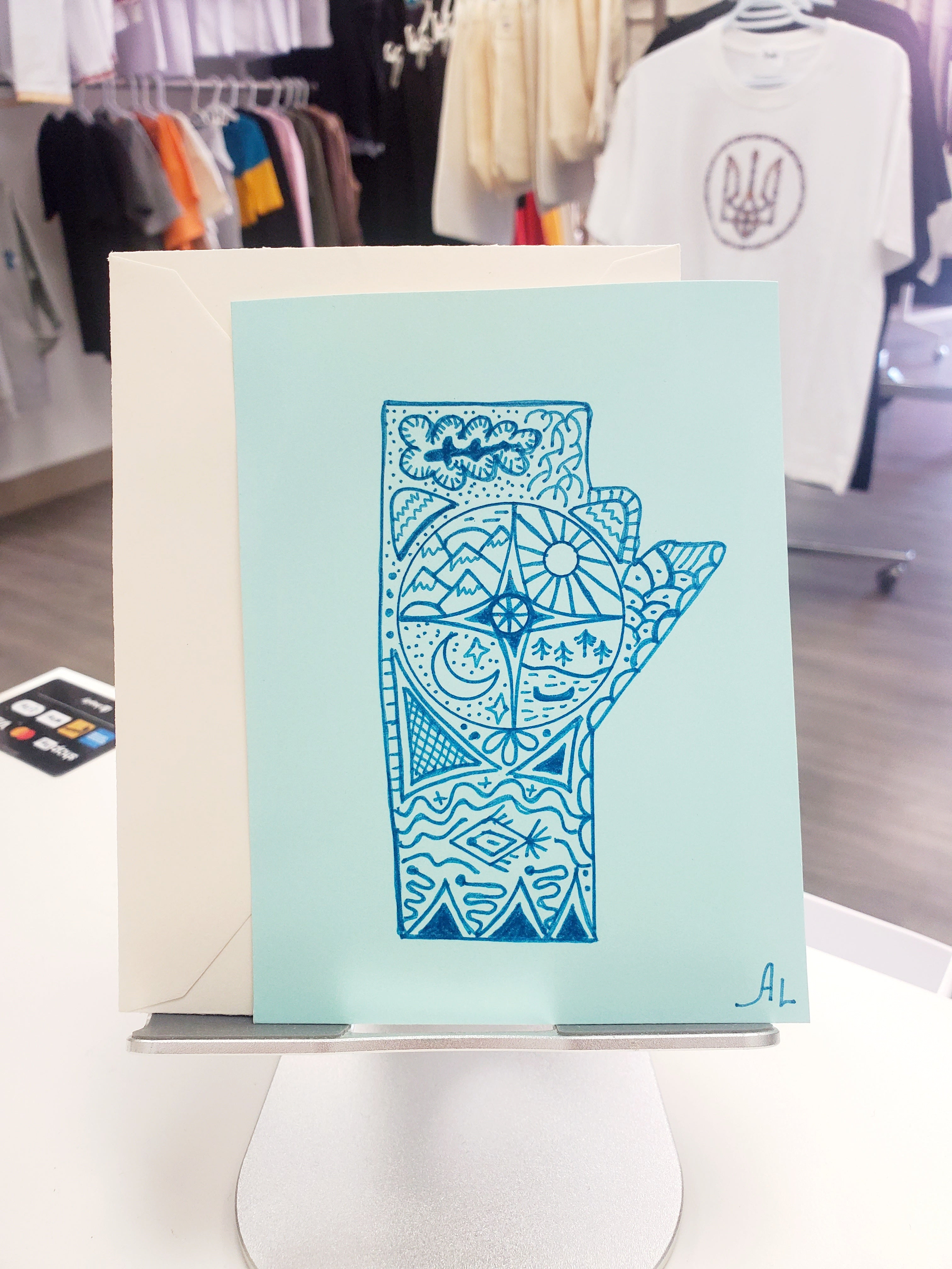 Handmade Greeting Card M T2