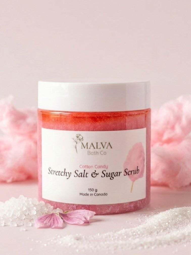 Body scrub "Cotton candy" 150 ml