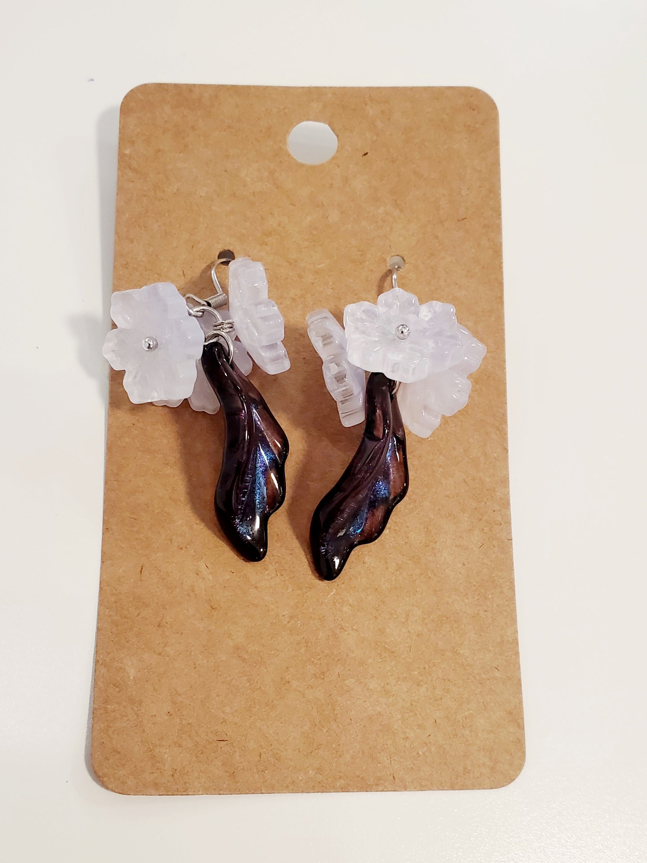 Glass earrings T2
