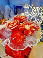 Soy Candle bouquet of flowers