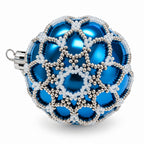 Handmade Beaded Christmas Ball (Medium size)