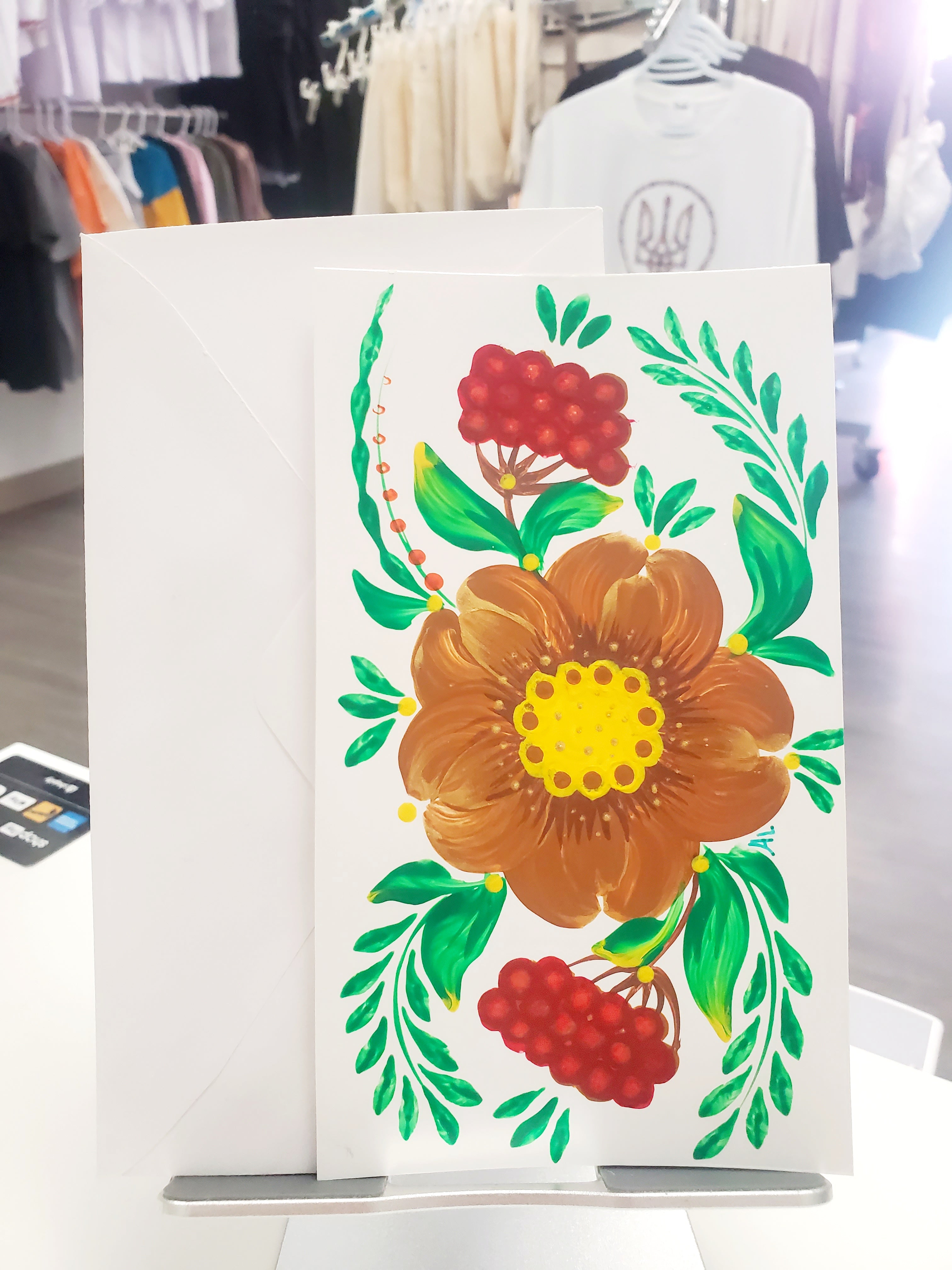 Handmade Greeting Card M T2
