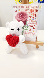 Valentine's Day gift Knitted Toy Bear