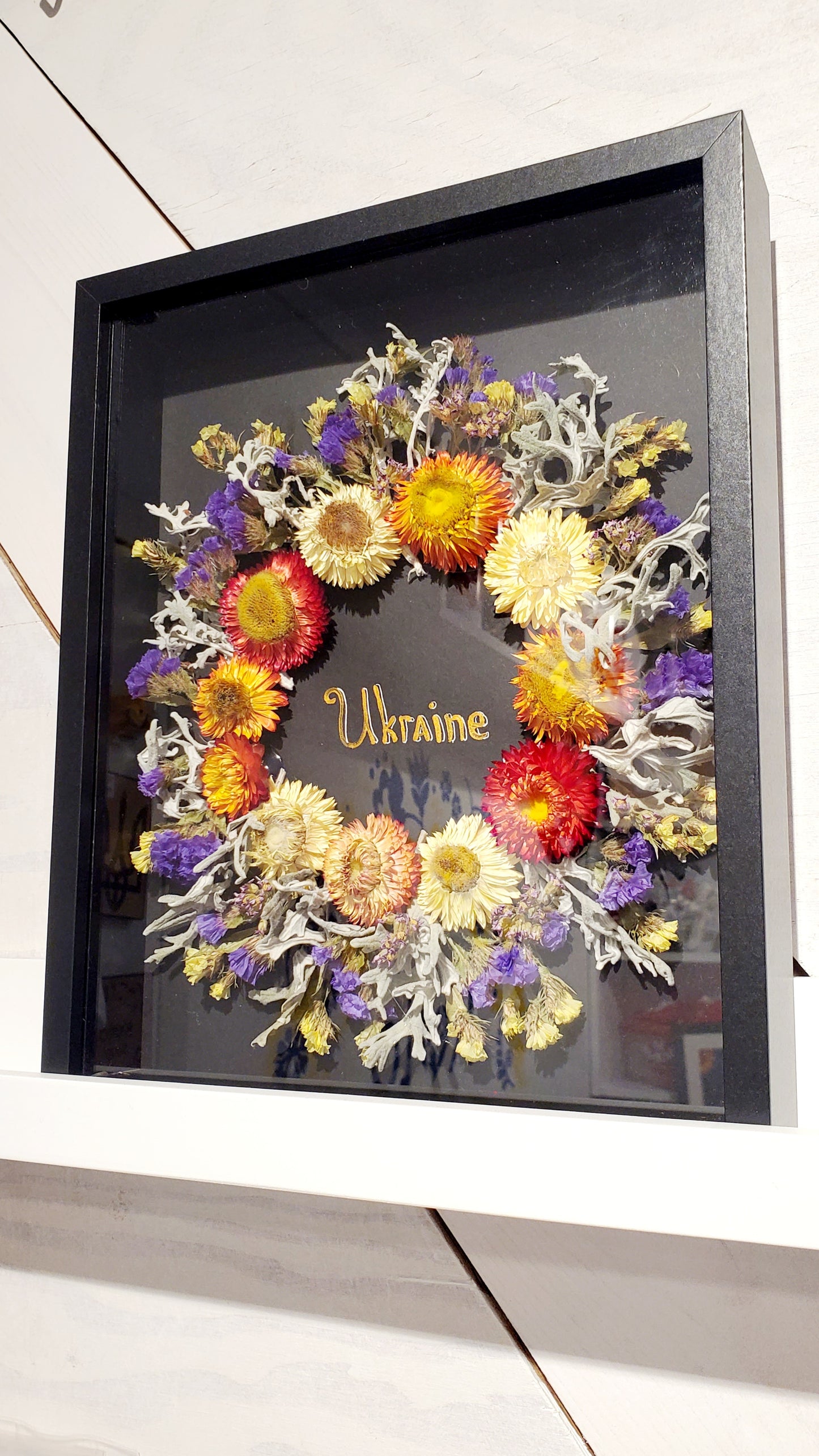 Picture "Wreath of dried flowers"
