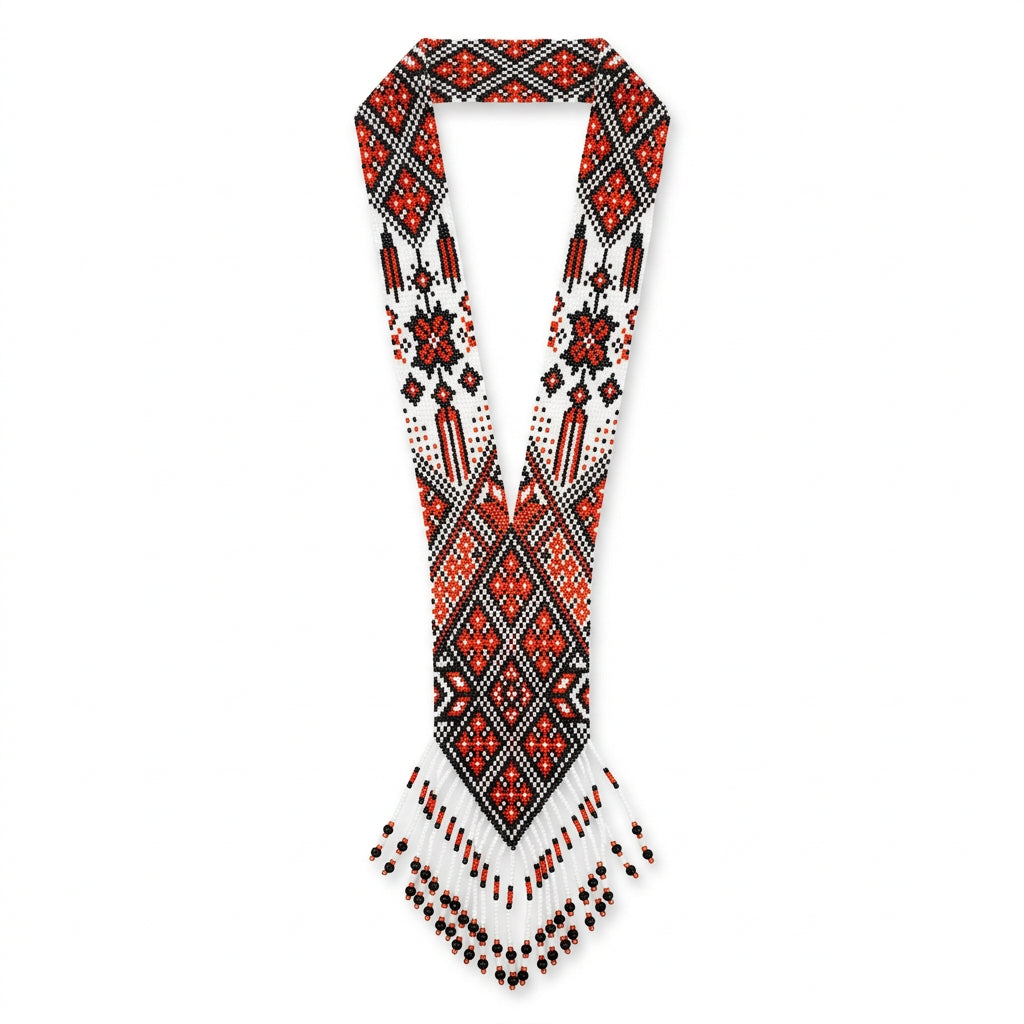 Beaded necklace "Gerdan"