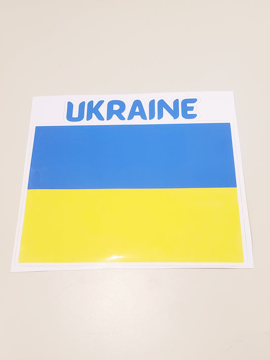 Car sticker Flag UA
