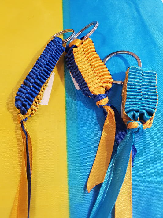 Keychaine yellow/blue
