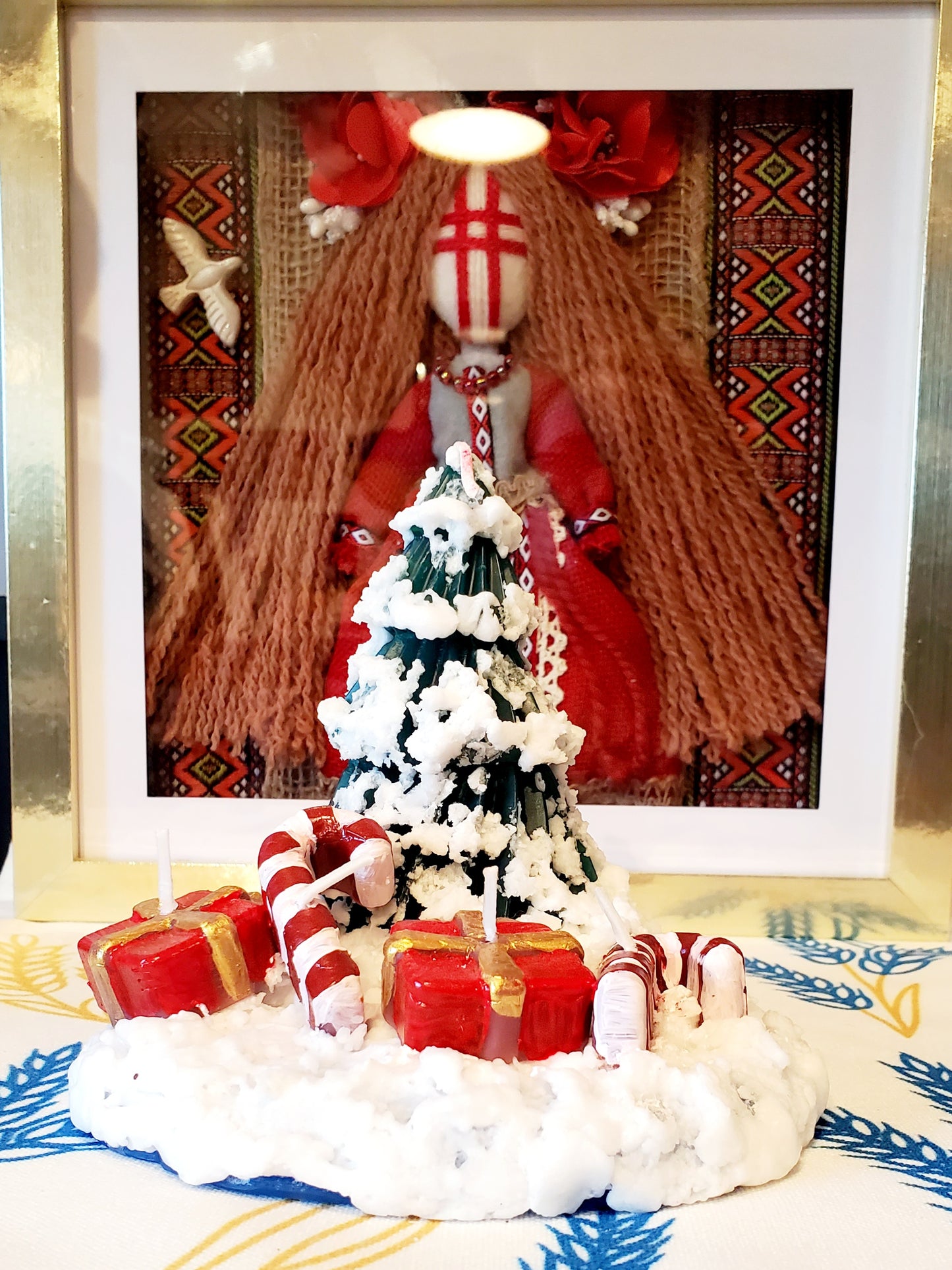 Soy Christmas candle composition