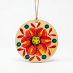 Souvenir picture on round wood T2