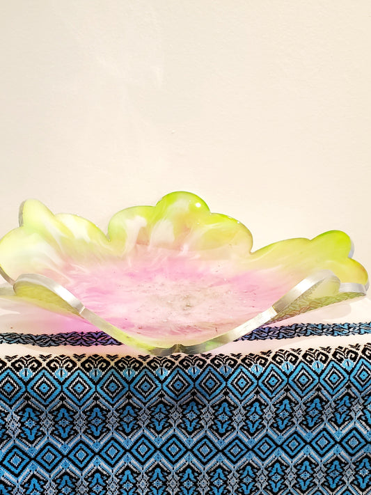 Epoxy resin fruit vase