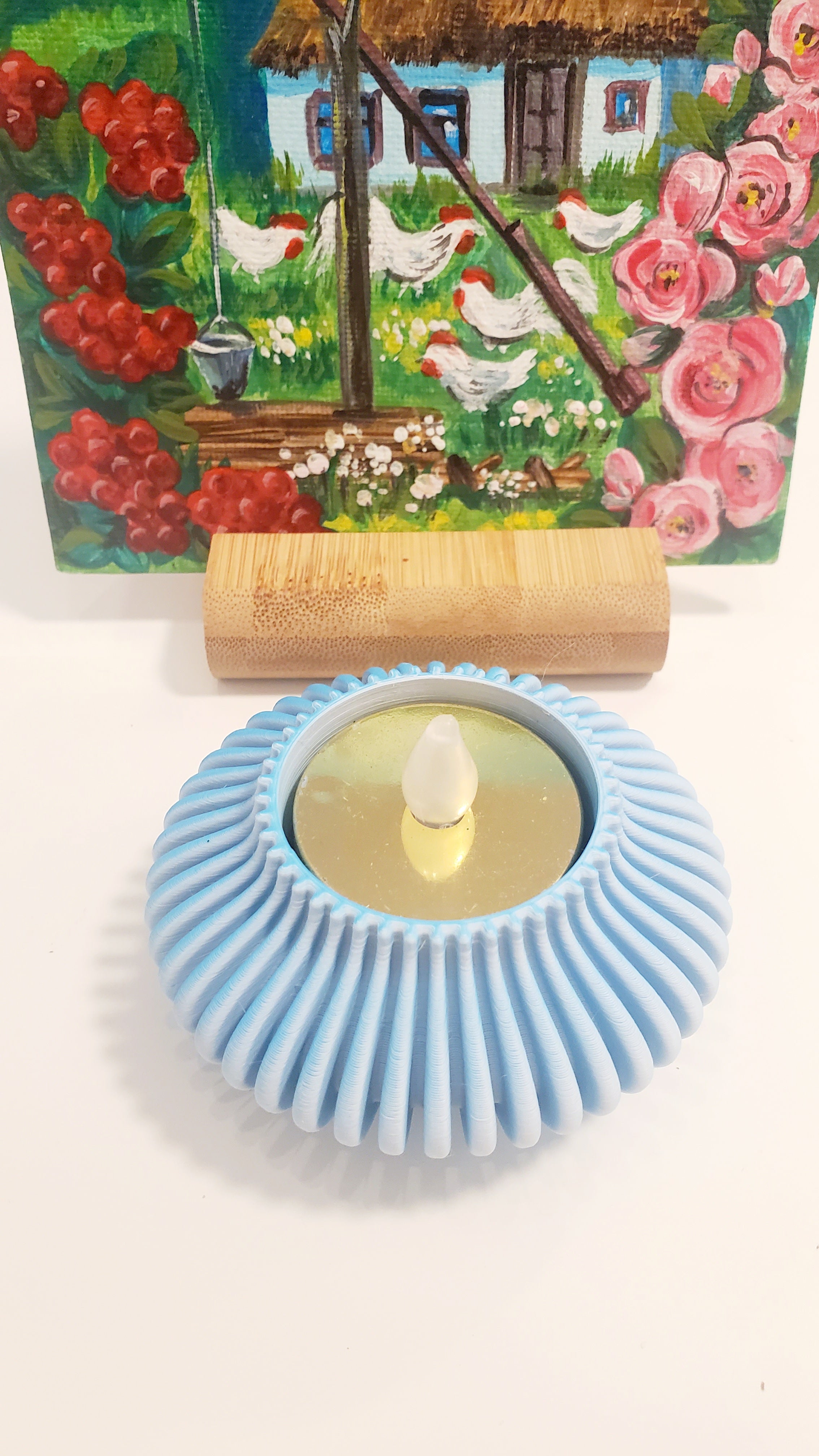 3D Print Tea Light Candle Holder With Flameless