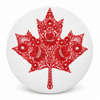 Handmade picture "Petrykivka" Maple Leaf