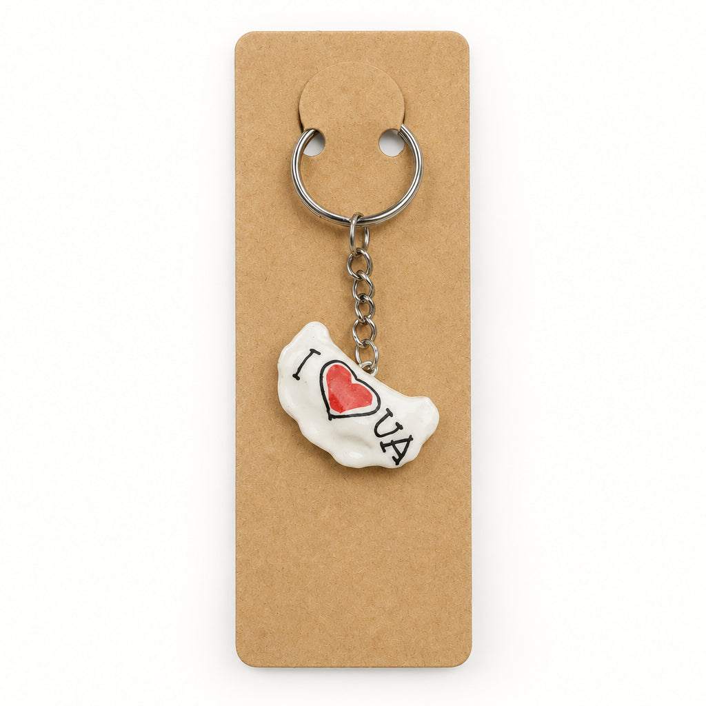 Handmade Keychain "Varenyk" I love UA