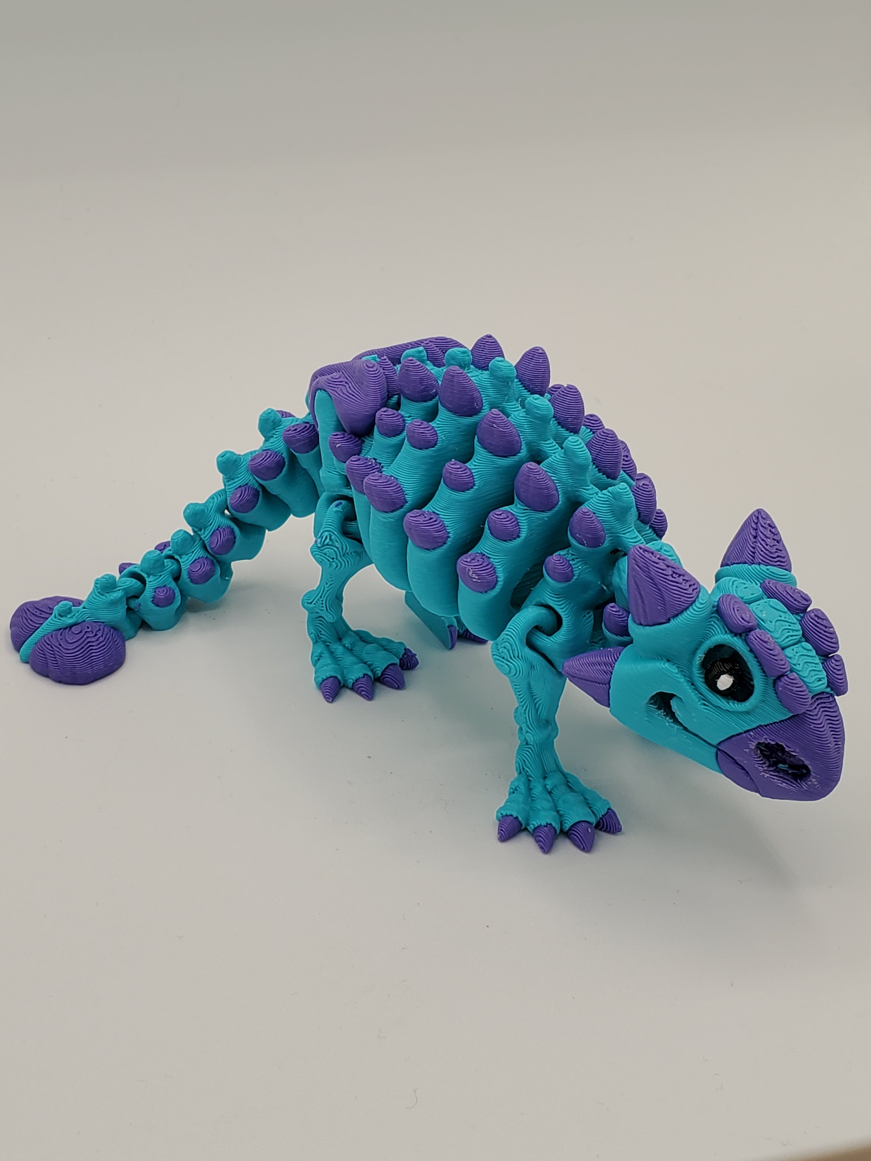3D Print Ankylosaurus Blue