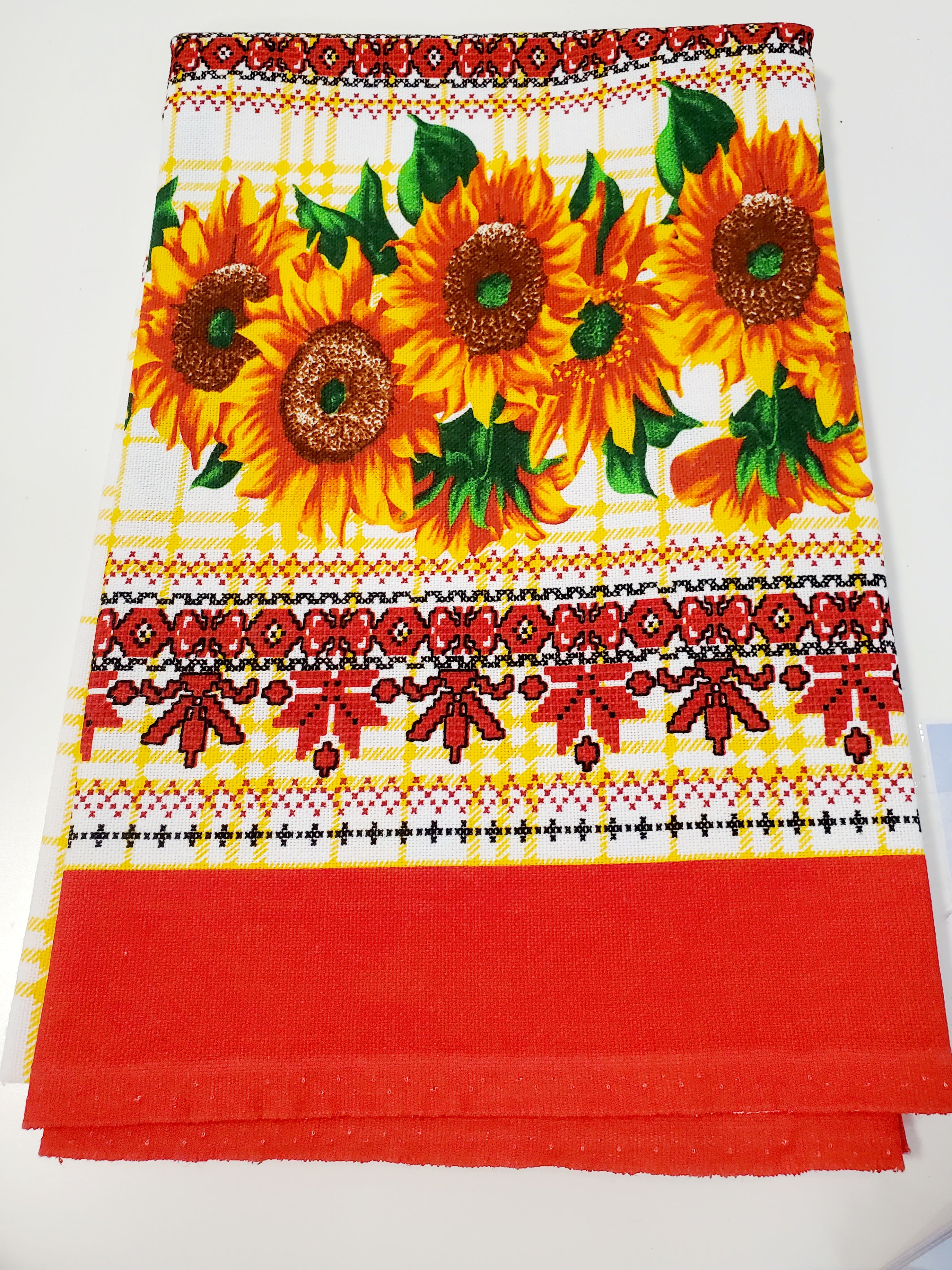 Tablecloth with Ukrainian ornament