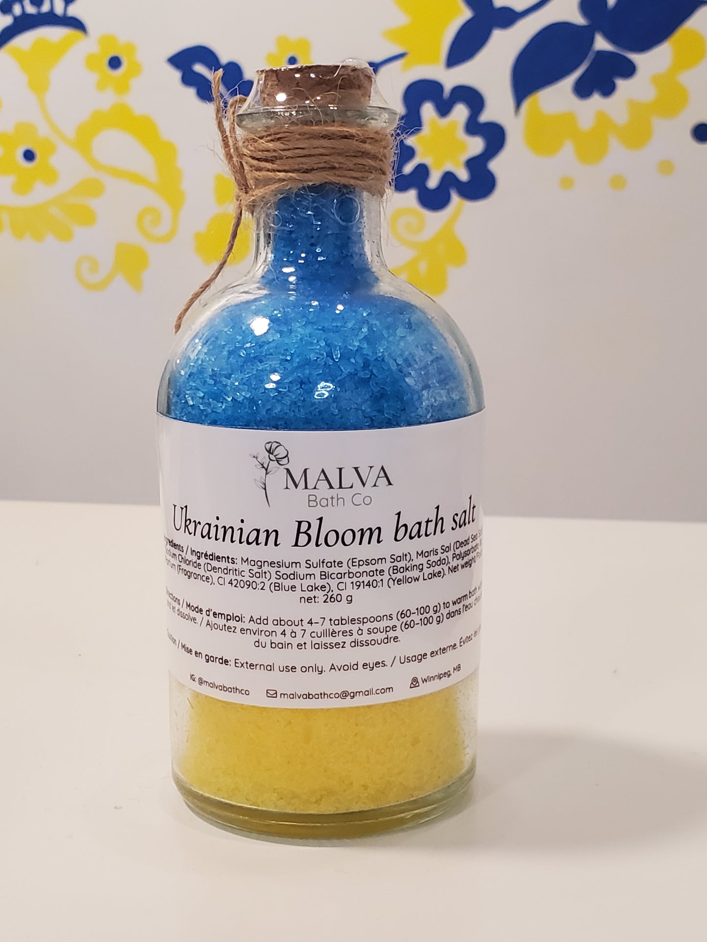 Bath salt "Ukrainian Bloom" 260 g