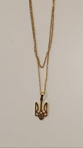 Necklace with trident