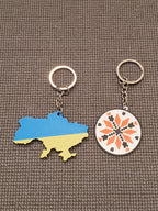 3D Print Keychain Map UA/Vizerunok