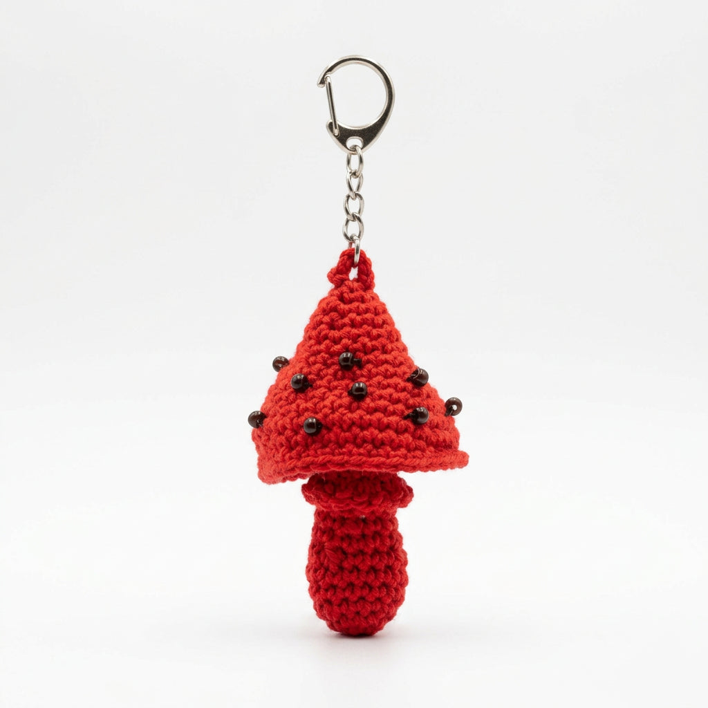 Hand-knitted keychain antistress
