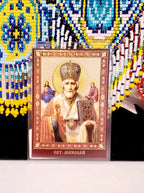 Christian Icon laminated paper small size 6x8.5 cm