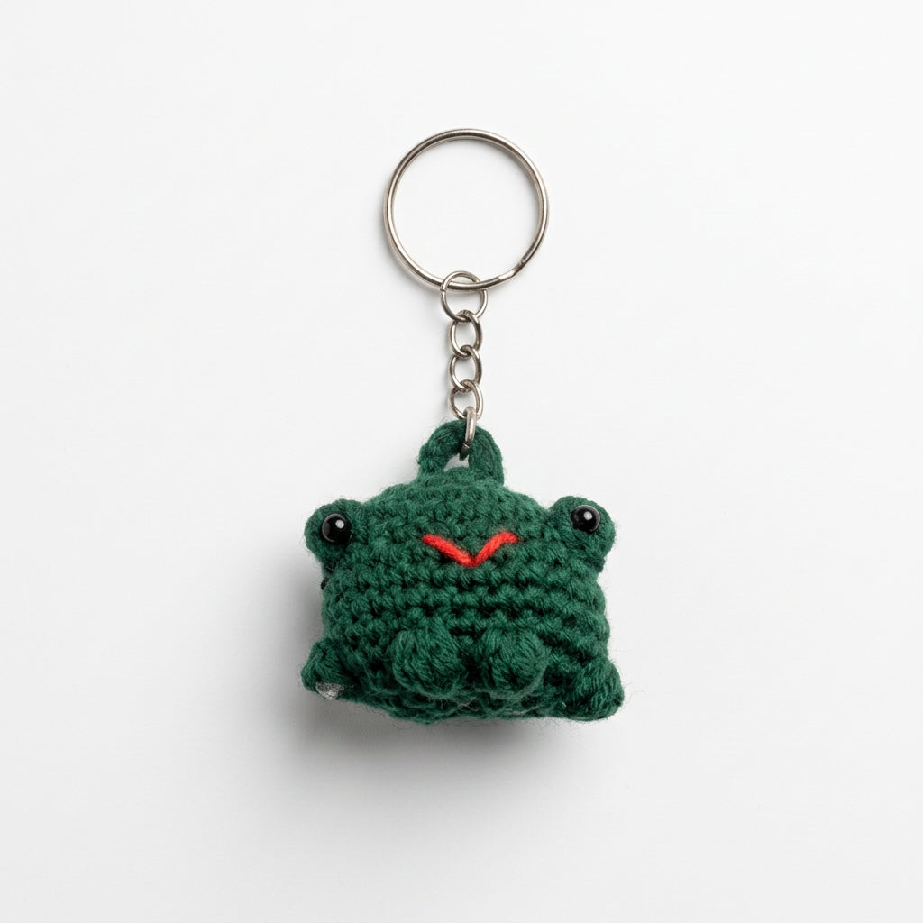 Hand-knitted keychain with magnet Mix