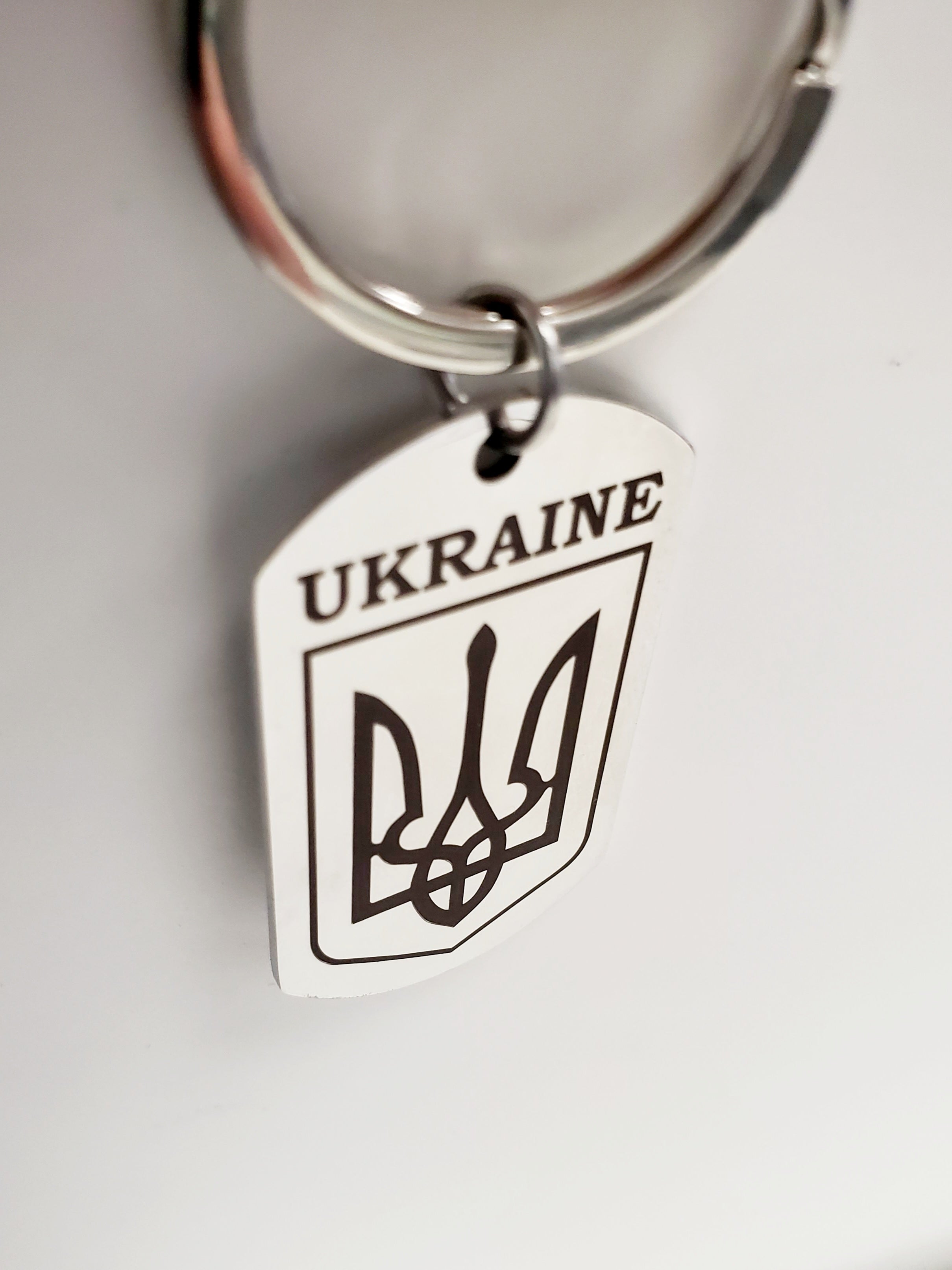 Keychain Ukraine Tryzub