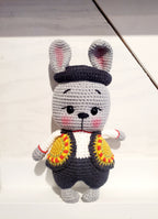 Knitted toy Bunny "Gozul"
