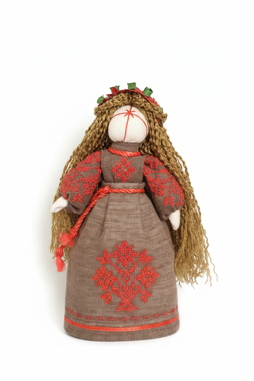 Doll "Motanka" with embroidery Large