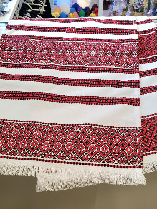 Towel red/blk Medium