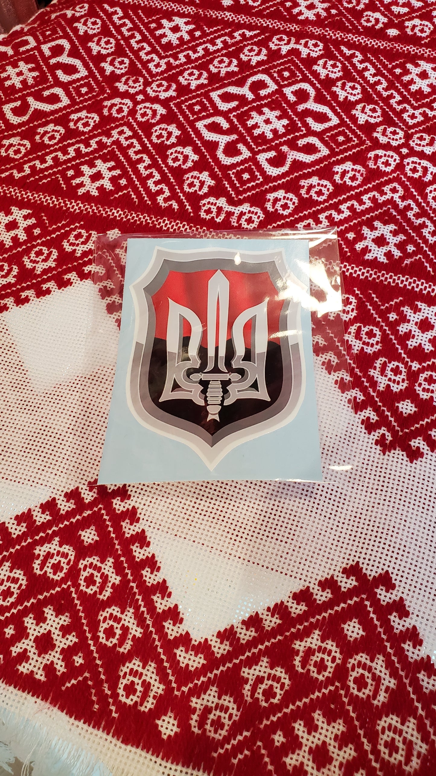 Car sticker UA (trident, sunflower)