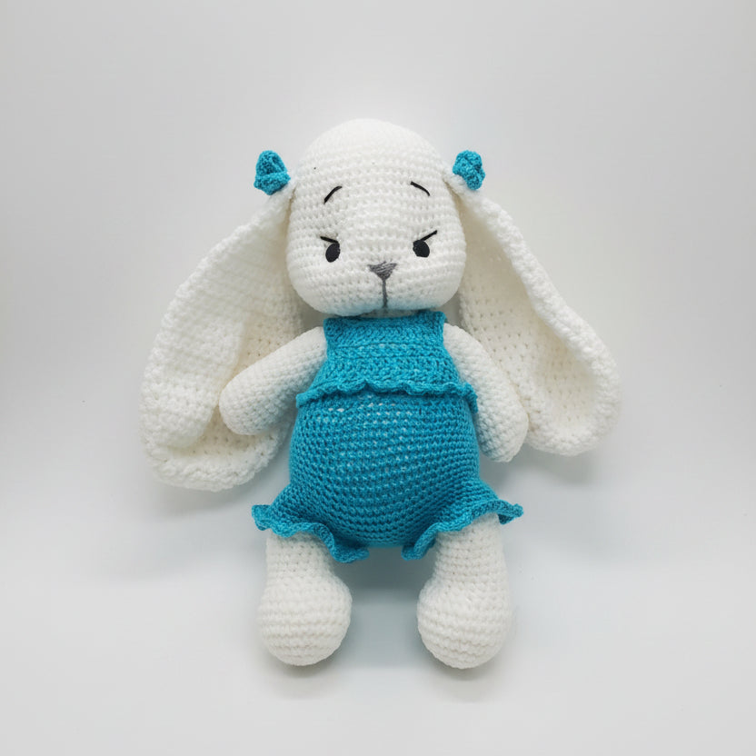 Handmade Knitted Bunny Toy (XXL)