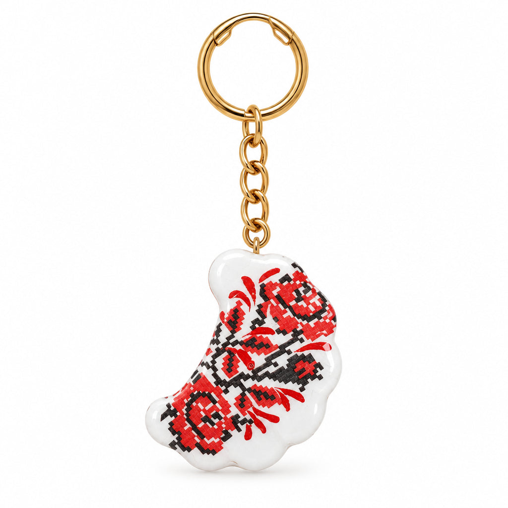 Handmade Keychain "Varenyk" Red