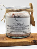 Rose Bath Salt glass jar, 450 g