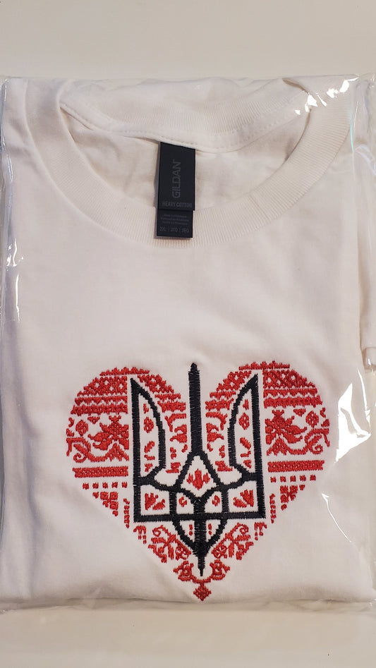 T-shirt embroidered UA