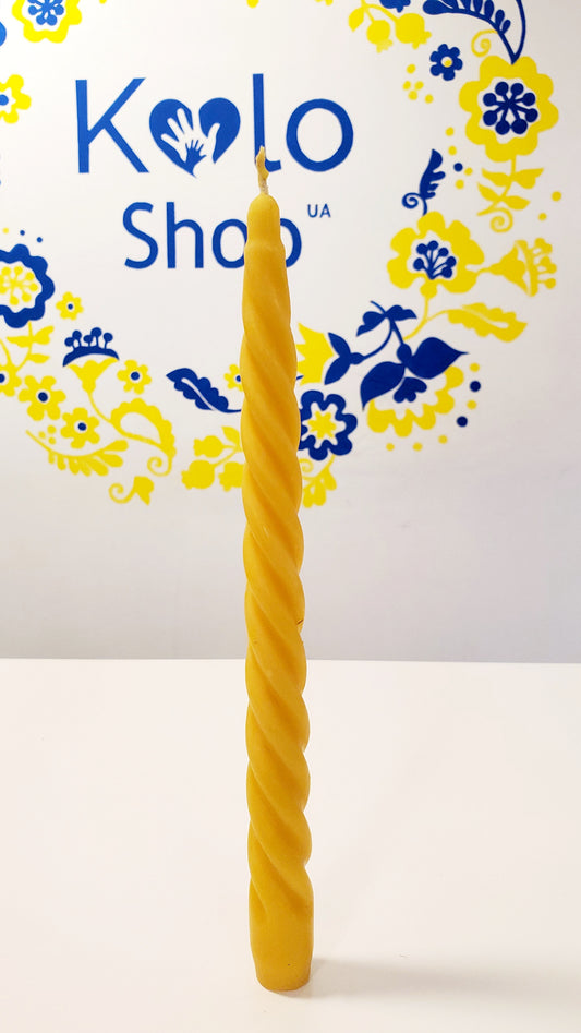 Beeswax Candle "Spiral"