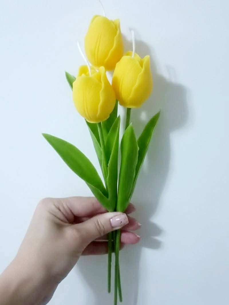 Soy Candle Tulips (3 it)