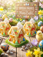 Easter Soy Candle Bunny/Home