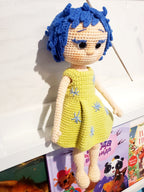 Knitted toy Joy "Inside out"