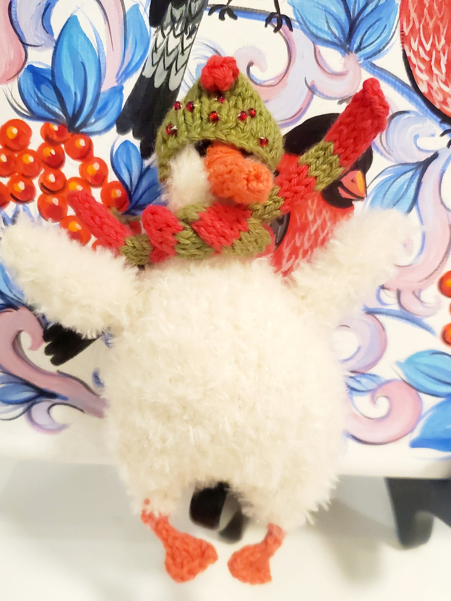 Knitted toy Goose S