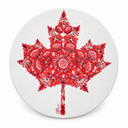 Handmade picture "Petrykivka" Maple Leaf