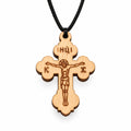 Wooden crosses for the neck