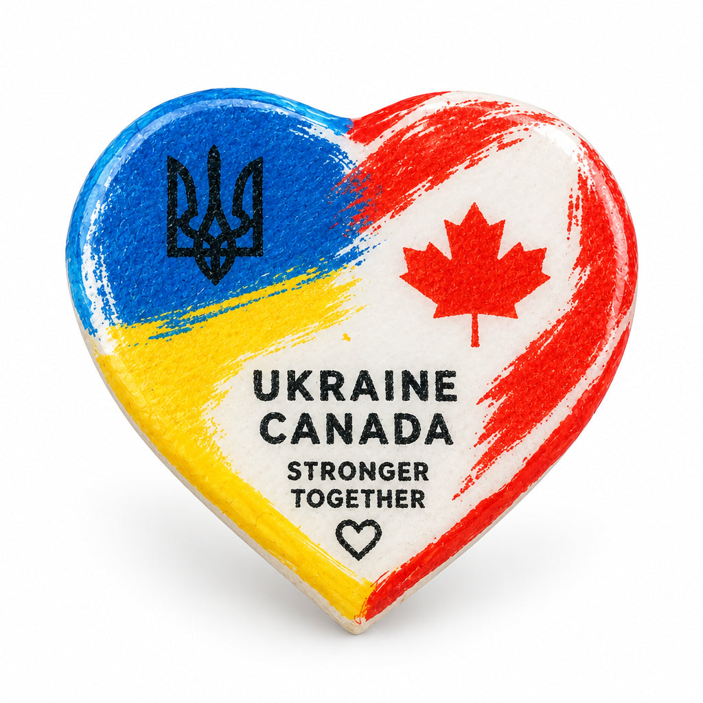 Handmade Magnet UA&CA Heart
