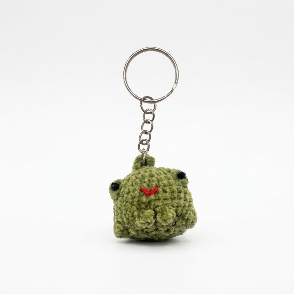 Hand-knitted keychain with magnet Mix